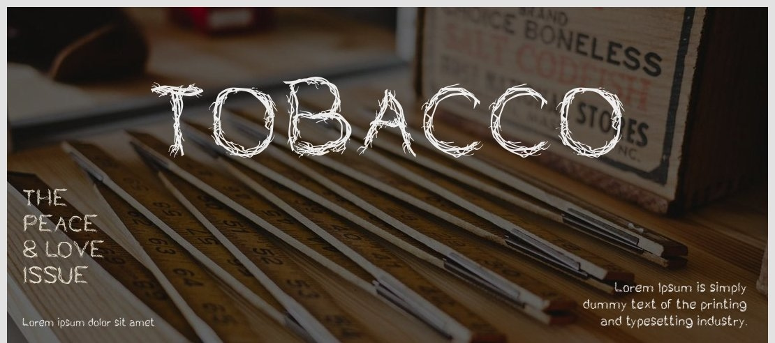 TOBACCO Font