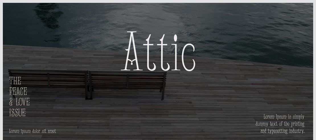 Attic Font