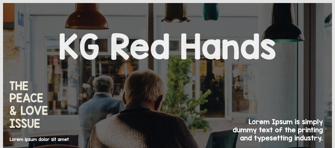 KG Red Hands Font Family