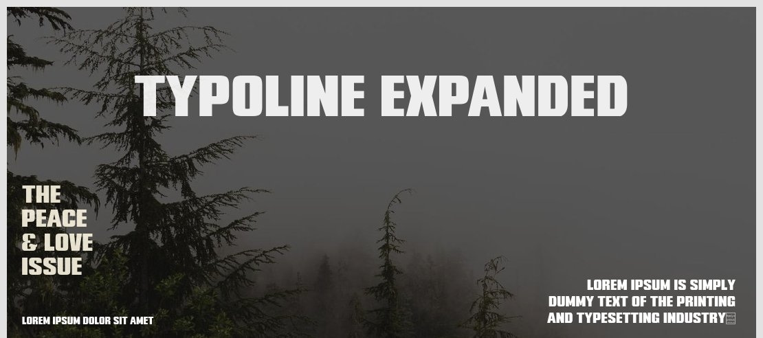 Typoline Expanded Font Family