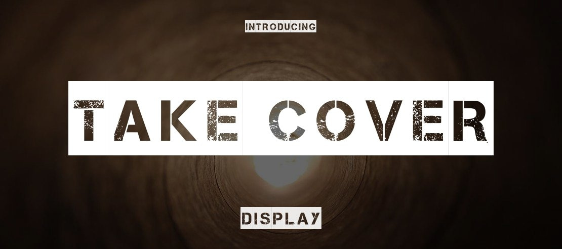 Take Cover Font