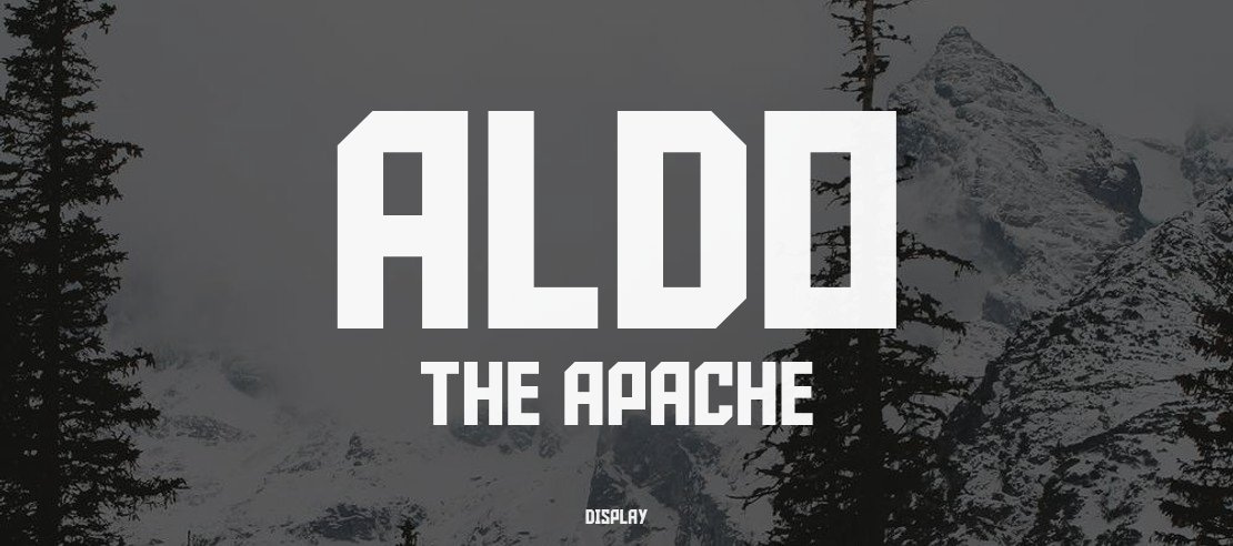 Aldo the Apache Font