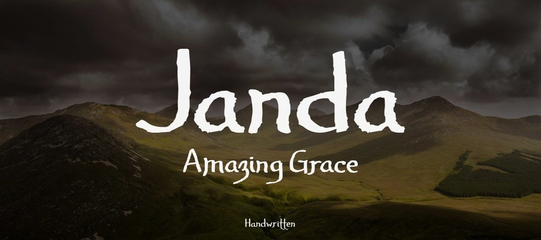 Janda Amazing Grace Font