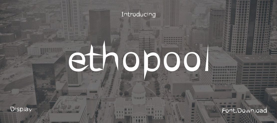 ethopool Font