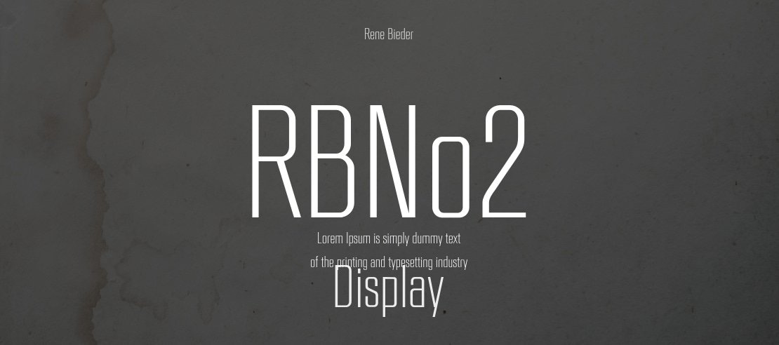 RBNo2 Font Family