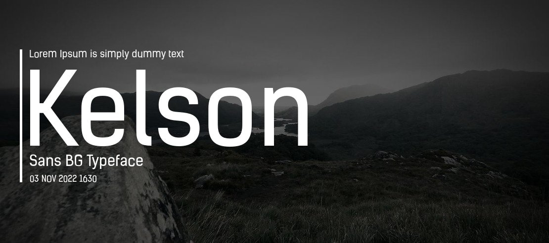 Kelson Sans BG Font Family