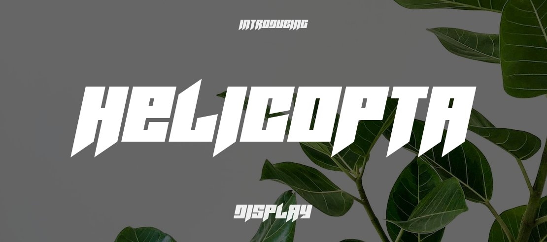 Helicopta Font