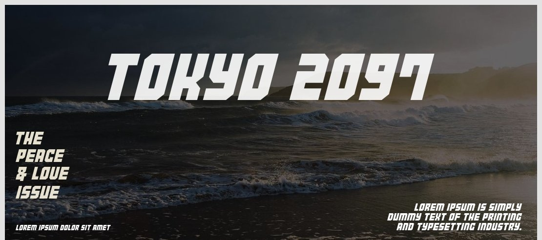 Tokyo 2097 Font