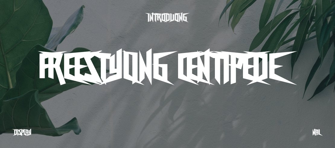 Freestyling Centipede Font