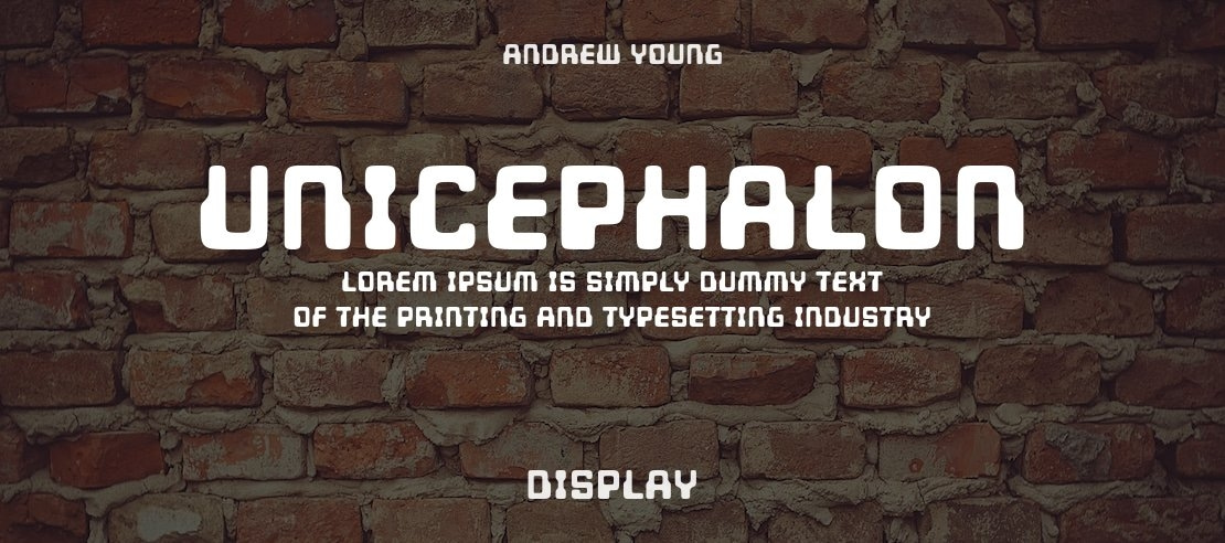 Unicephalon Font