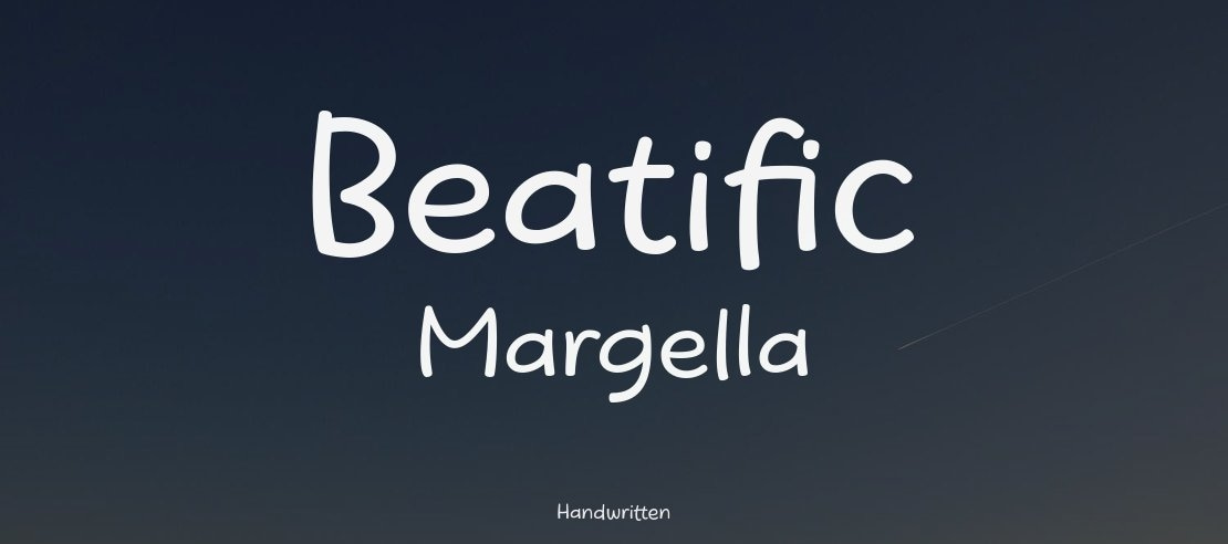 Beatific Margella Font Family