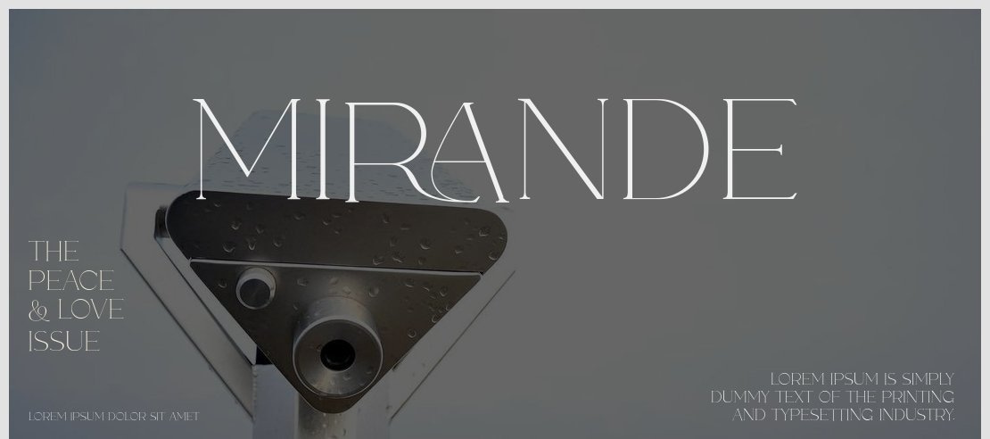 Mirande Font