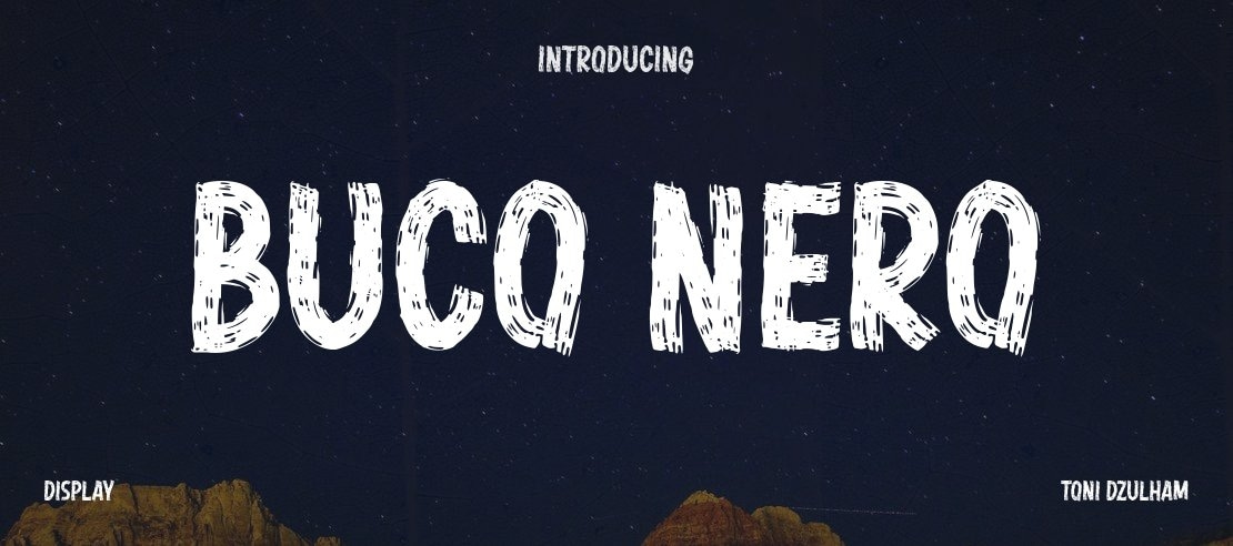 Buco Nero Font