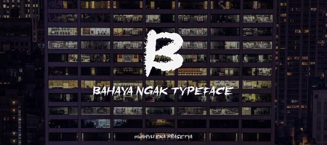 b Bahaya Ngak Font