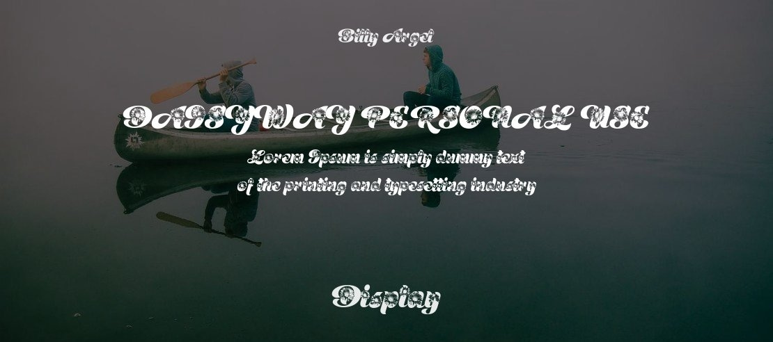 DAISYWAY PERSONAL USE Font