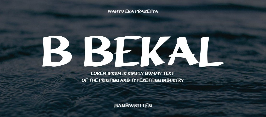 b Bekal Font