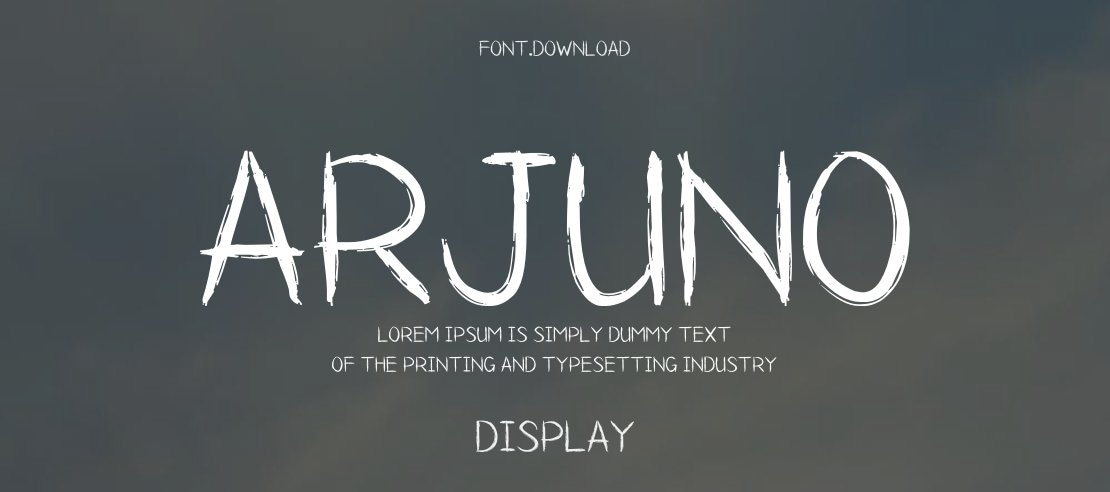 Arjuno Font