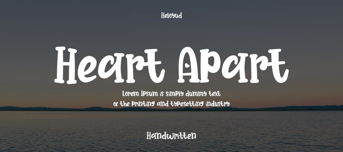 Heart Apart Font