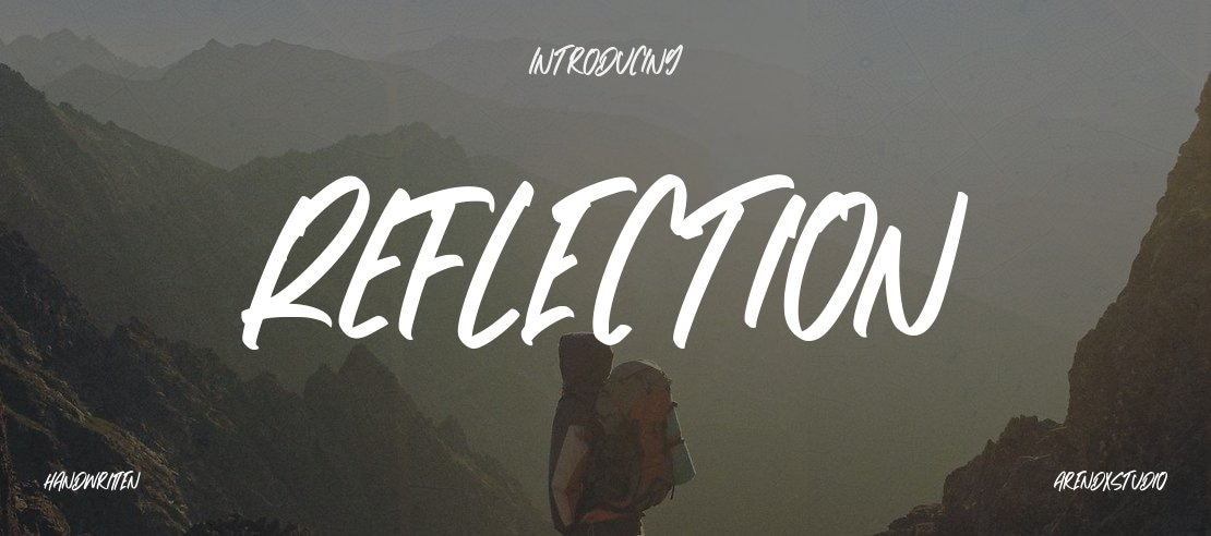 Reflection Font