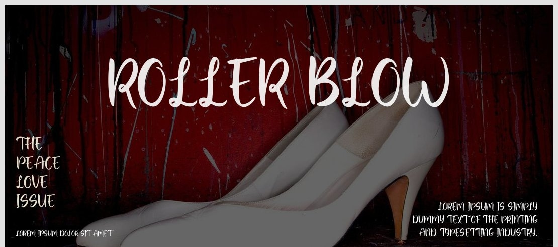 Roller Blow Font