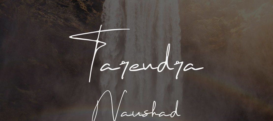 Tarendra Naushad Font