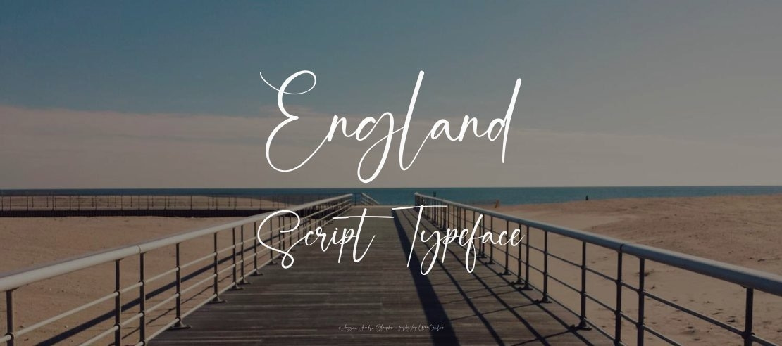 England Script Font