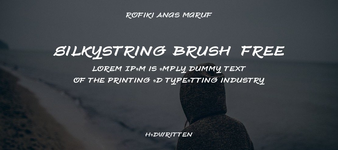 Silkystring Brush  FREE Font