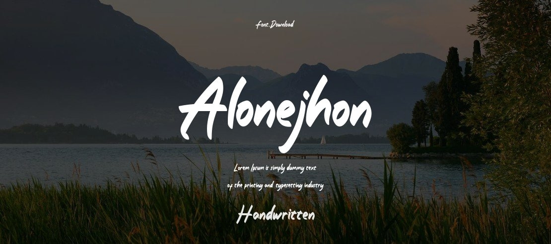 Alonejhon Font