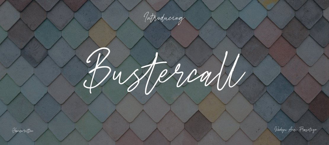 Bustercall Font
