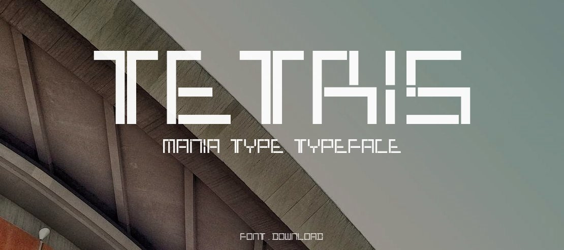 Tetris Mania Type Font