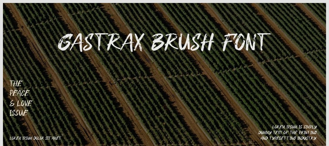 GASTRAX Brush Font