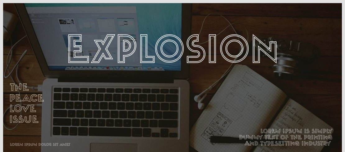 Explosion Font Family