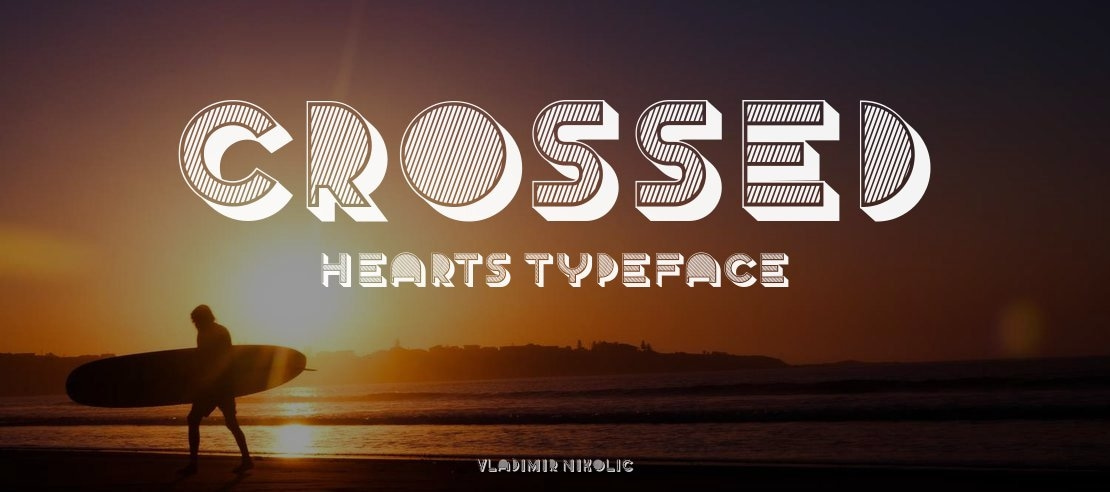 Crossed Hearts Font