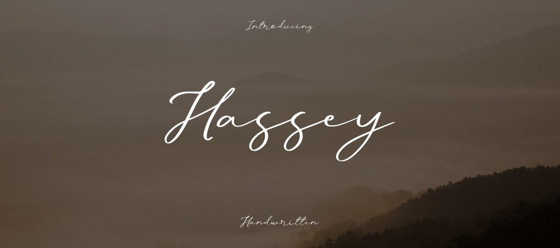 Hassey Font