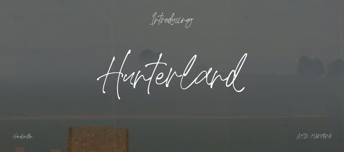 Hunterland Font