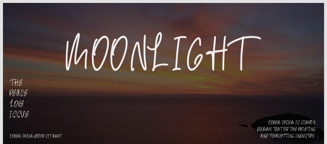 Moonlight Font