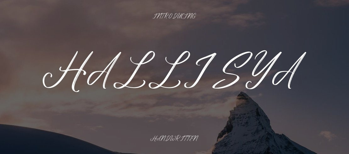 Hallisya Font