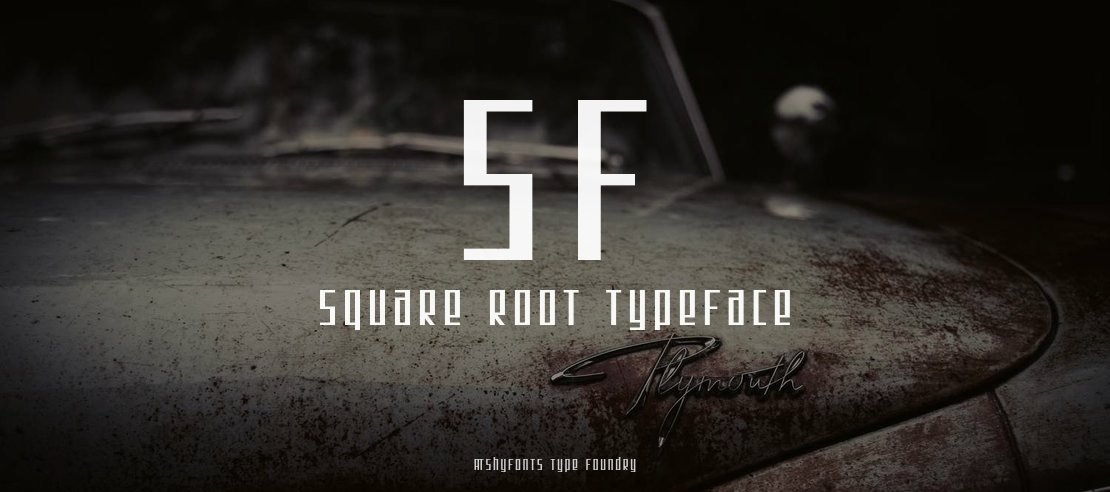 SF Square Root Font Family