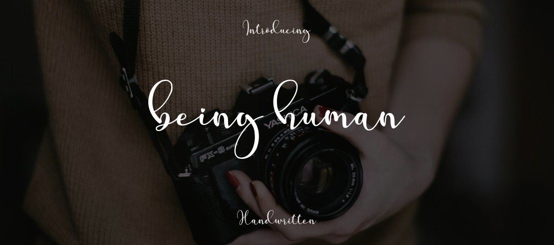 being human Font Family