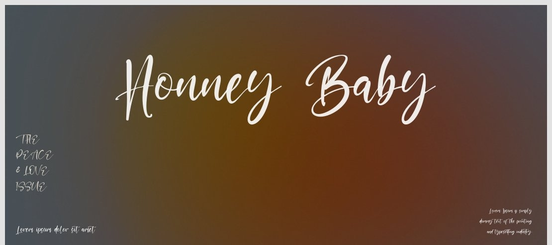 Honney Baby Font