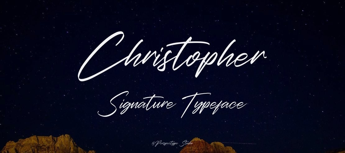 Christopher Signature Font