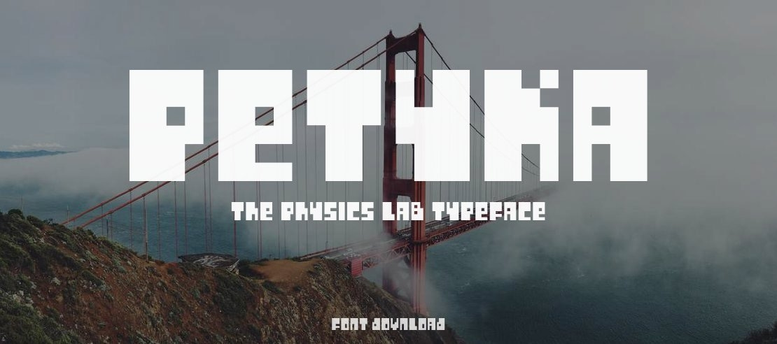 Petyka - The Physics Lab Font