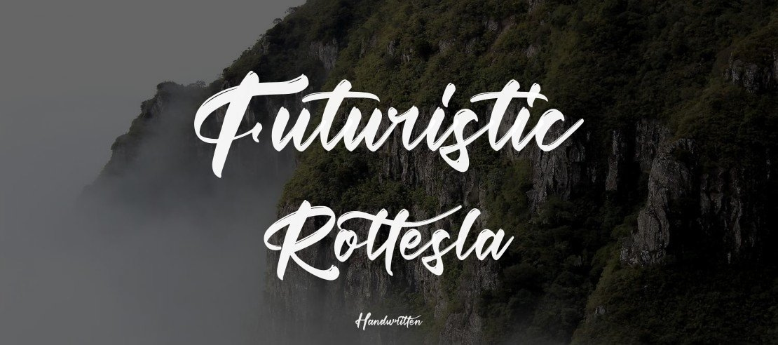 Futuristic Rottesla Font