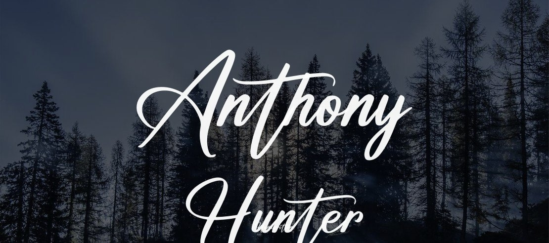 Anthony Hunter Font