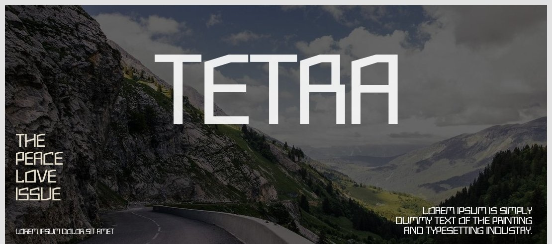 Tetra Font