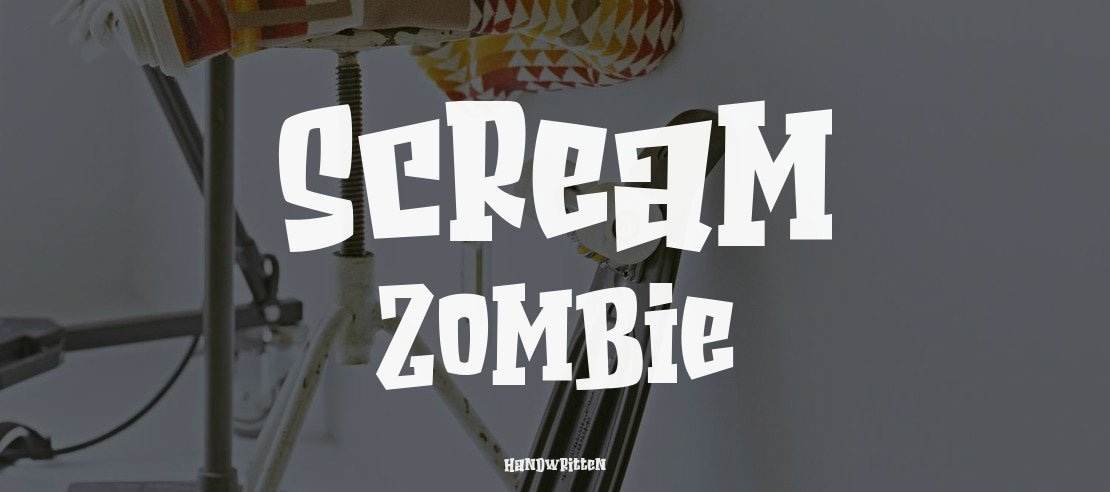 Scream Zombie Font