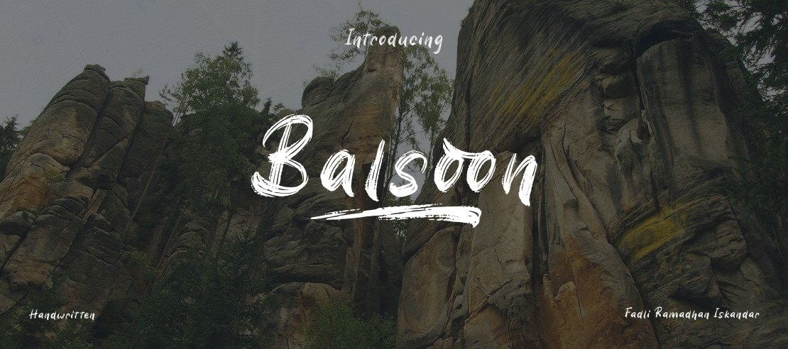 Balsoon Font