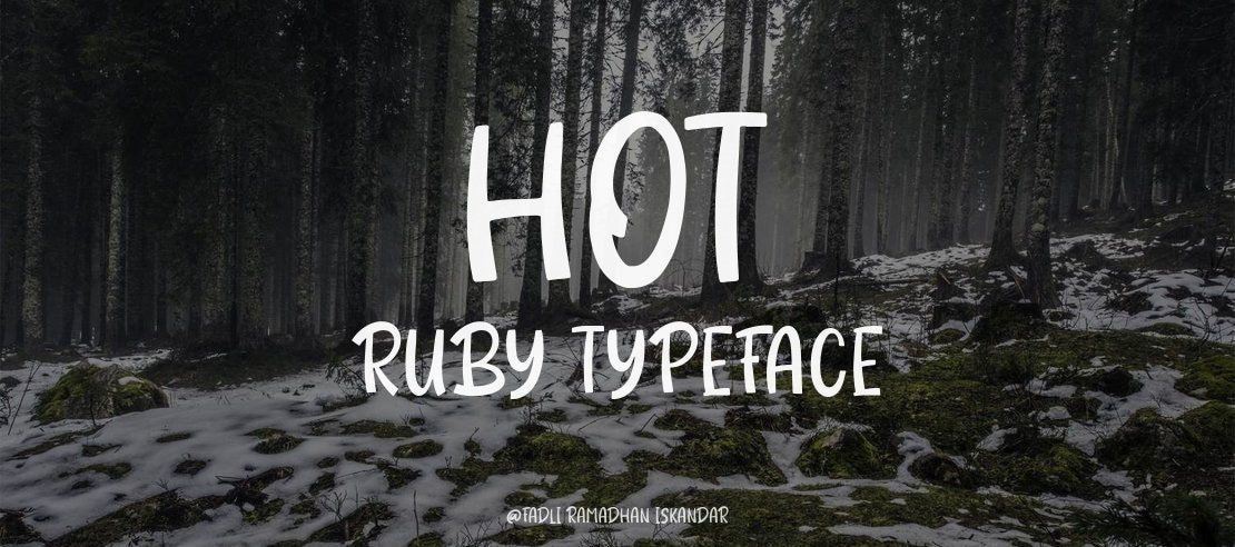 Hot Ruby Font Family