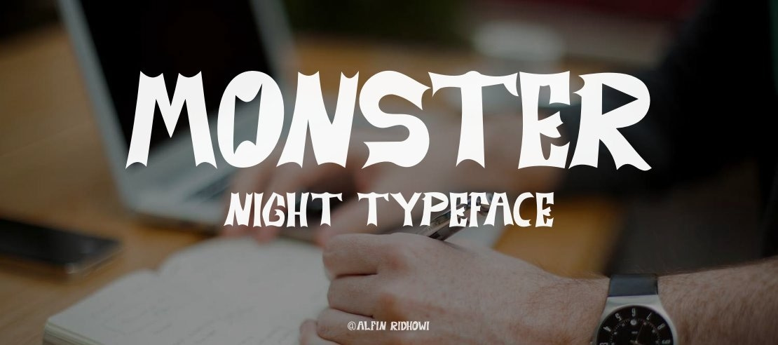 MONSTER NIGHT Font