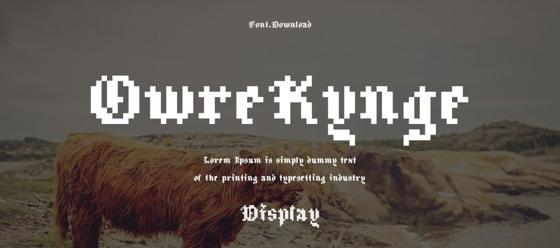 OwreKynge Font